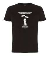 Carica l'immagine nel visualizzatore di Gallery, t-shirt VERRANNO A CHIEDERTI DEL NOSTRO AMORE / Fabrizio De André / BIO - Canzoni oltre le sbarre