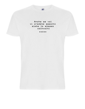 Carica l'immagine nel visualizzatore di Gallery, t-shirt CANZONE DEL MAGGIO / Fabrizio De André / BIO - Canzoni oltre le sbarre