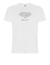 Carica l'immagine nel visualizzatore di Gallery, t-shirt UN MATTO / Fabrizio De André / BIO - Canzoni oltre le sbarre