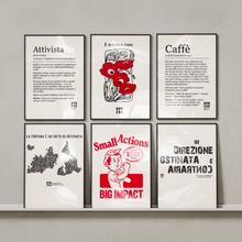 Carica l'immagine nel visualizzatore di Gallery, Poster serigrafati - Grafiche varie
