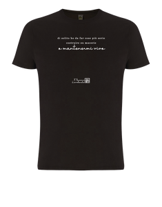 t-shirt L'AVVELENATA 2 / F. Guccini / BIO - linea Canzoni oltre le sbarre