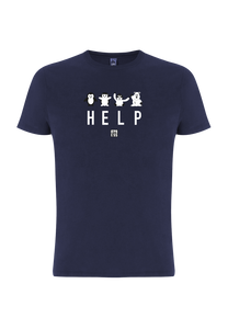 t-shirt HELP ANIMALS / BIO - linea Extra track