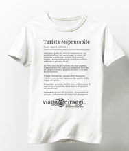 Carica l&#39;immagine nel visualizzatore di Gallery, T-shirt &quot;Viaggi e Miraggi&quot;  BIO

