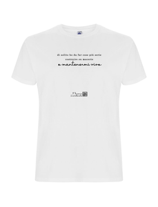 t-shirt L'AVVELENATA 2 / F. Guccini / BIO - linea Canzoni oltre le sbarre