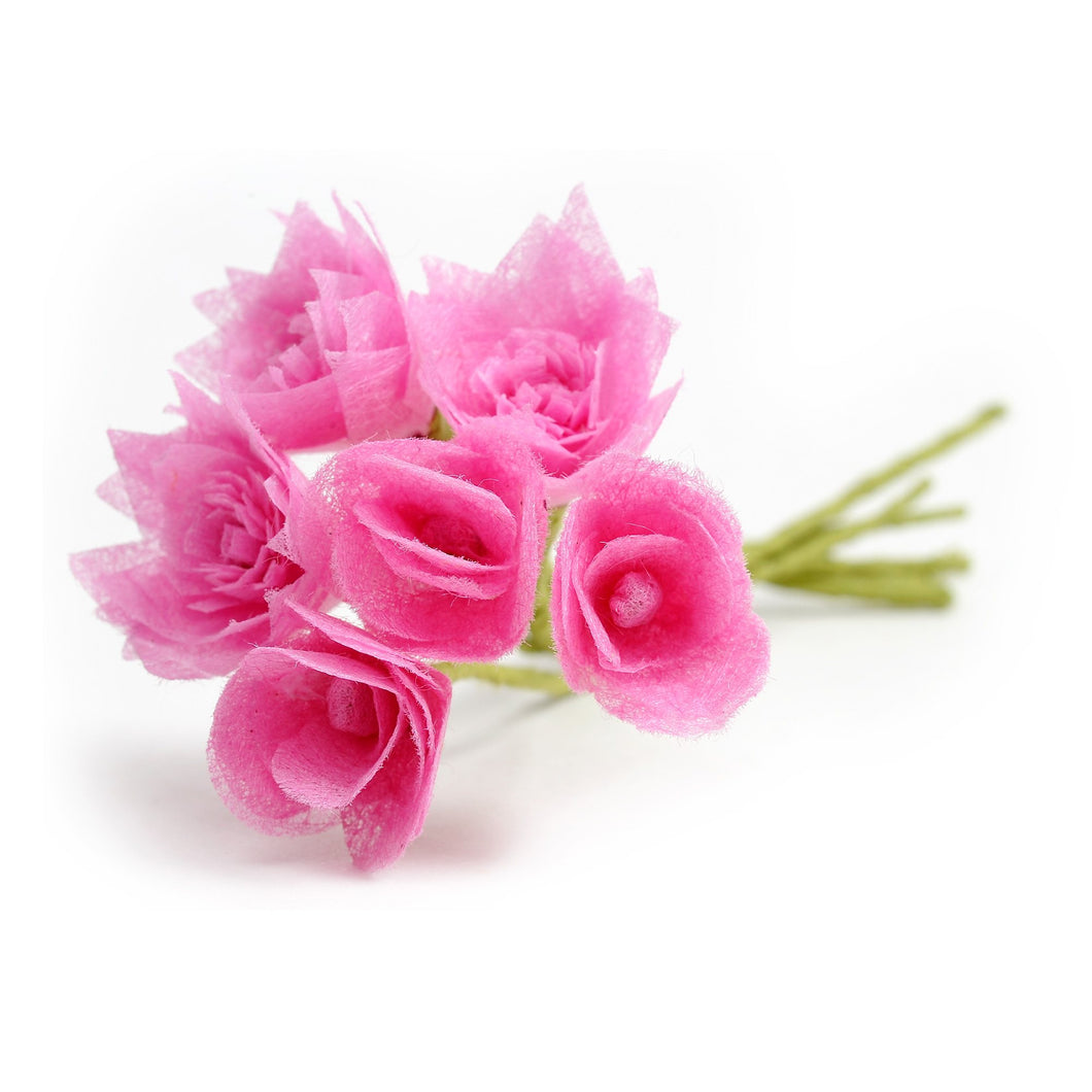 Fiorellino rosa in carta seta | COD. 40042625