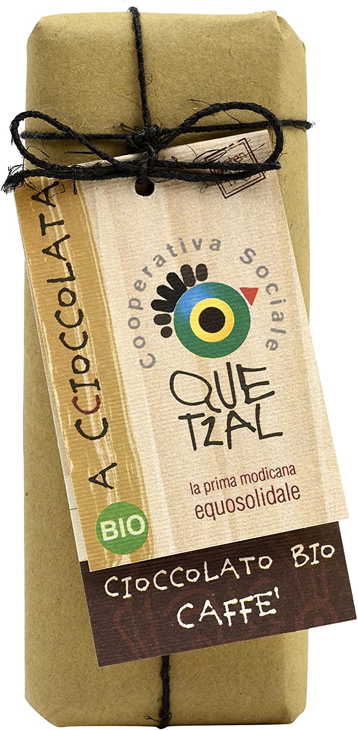 CIOCCOLATO MODICANO AL CAFFE' QUETZAL - BIO | COD. 00000633 | 60 g